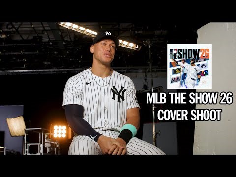MLB The Show 26 Cover Shoot with Aaron Judge! (Behind the scenes with Yankees star!)