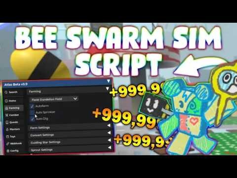 *NEW* Bee Swarm Simulator Script (PASTEBIN 2026) ( AUTO CONVERTER , AUTOFARM , AVOID/KILL MOBS )