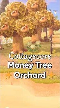 Cottagecore Money Tree Orchard #animalcrossing #animalcrossingnewhorizons #cozygaming #acnh