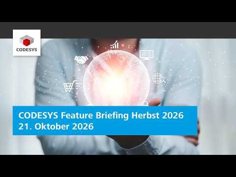 CODESYS Feature Briefing | Herbst 2026