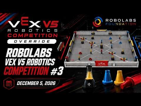 Robolabs VEX V5 Robotics Competition #3 | Official Livestream