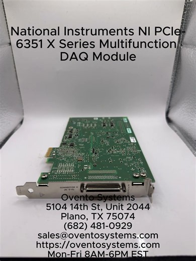National Instruments NI PCIe-6351 X Series Multifunction DAQ Module