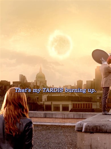 The exploding TARDIS is providing heat for the earth! #doctorwho
