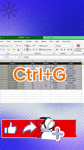Remove error cells using Go To Special #excel #accounting #corporate #dataanalysis #tipsandtricks
