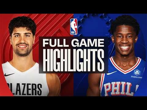 TRAIL BLAZERS at 76ERS | FULL GAME HIGHLIGHTS | March 15, 2026