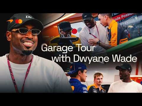 Dwyane Wade tours the Papaya Garage | McLaren Racing