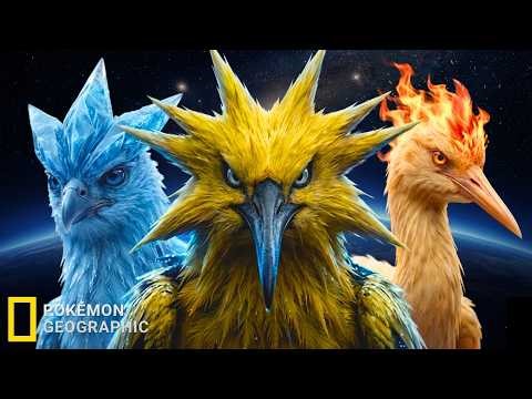 Real Life Pokémon – NatGeo: Zapdos, Moltres & Articuno | The Legendary Birds
