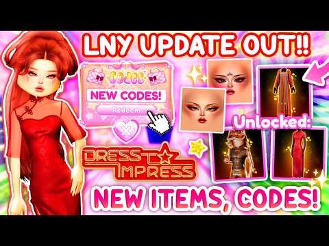 🏮*NEW CODE!!* LNY UPDATE OUT NOW! NEW ITEMS, SHOP UPDATE, MAKEUP & MORE! Dress To Impress DTI Roblox