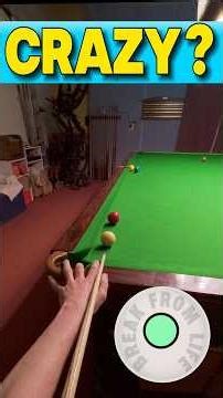 Snooker Practice Break Crazy 🤪 GoPro Headcam POV