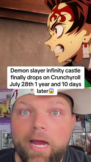 Demon slayer infinity castle finally drops on Crunchyroll July 28th 1 year and 10 days later😱 #demonslayer #demonslayerinfinitycastlearc #anime #crunchyroll #anime