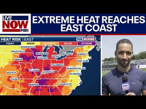 'Extreme' heat warnings issued across East Coast