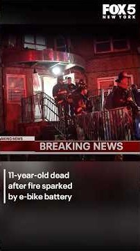 11-year-old dead after fire sparked by e-bike battery