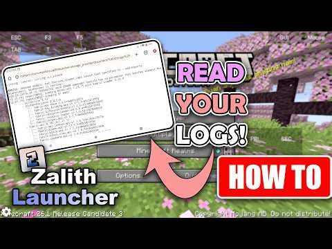 How To Read Your Logs With Zalith Launcher Easily