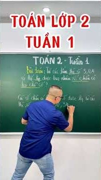 Toán lớp 2 - Tuần 1: Lập số từ các thẻ số cho trước | HỌC TOÁN 2 - QBOOKS