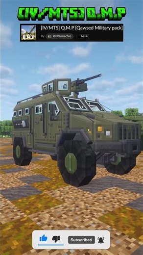 Minecraft Military Mods! #4 #shorts #minecraft
