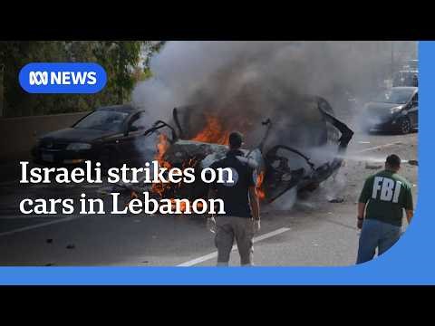 Israel launches strikes on cars in Lebanon despite ceasefire | ABC NEWS