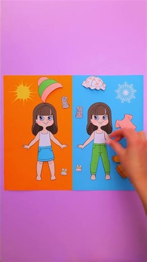 🧣 From Shorts to SCARF — Learn Season Clothes! #shorts #kidslearning