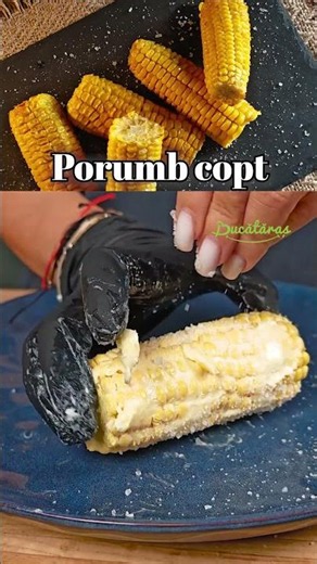Roasted Corn 🌽 - Tasty oven-baked recipe #bucataras #corn #summer #videorecipes
