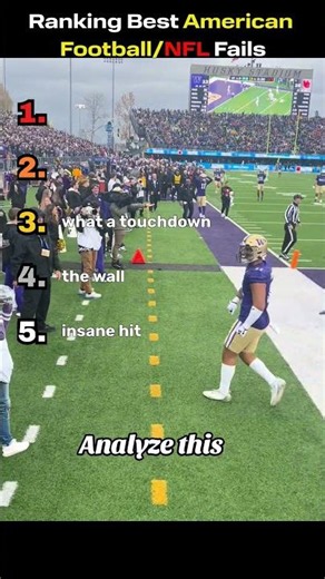 Ranking Best American Football/NFL Fails