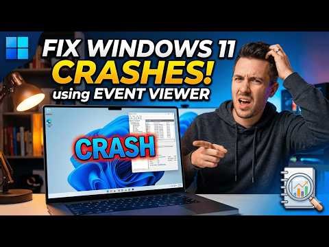 How to get details about applications and system crashes in Windows 11 using event viewer (2026)