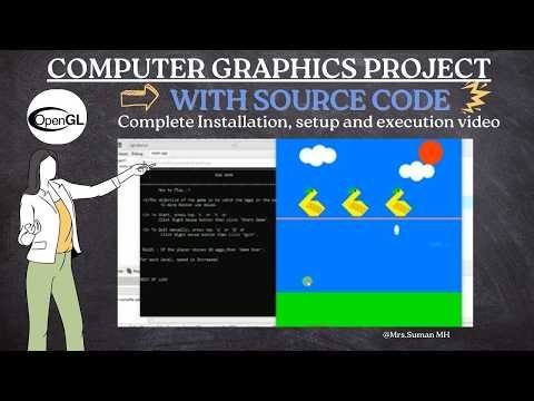 Egg Catching Game | OpenGL Project | Computer Graphics Project | With Source Code and Sample Report