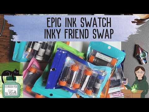 Epic Ink Swap Swatch - Trying New to Me Inks!