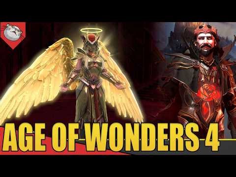 Age of Wonders 4 Sacro Império Vampírico - Anjos VAMPIROS - Gameplay #03