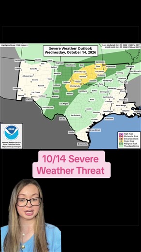Severe Weather Threat for TOMORROW #severeweather #texas #oklahoma #tornado #weather