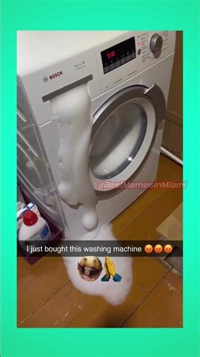 What kind of liquid is this washing machine spitting out☠☠☠☠☠☠☠☠#bestmemesinmiami #funnymemes #memes