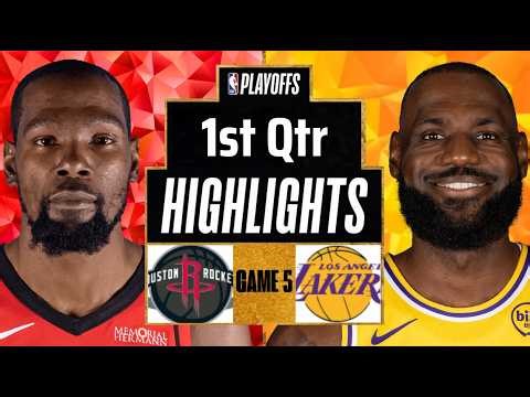 Lakers vs Rockets Highlights today 1st Qtr | Apr 29 | 2026 NBA Playoffs full Highlights Game 5.