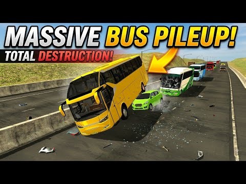 😱 MASSIVE BUS ACCIDENT! Total Destruction on Highway 💥