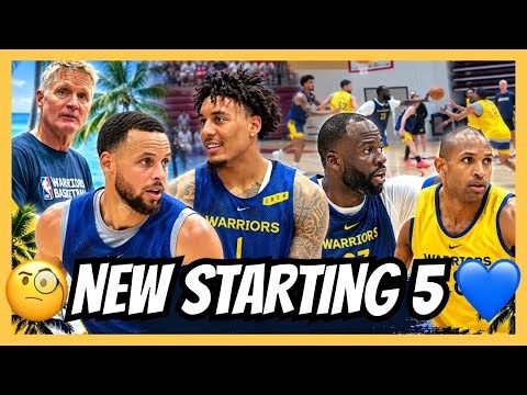 Scrimmage Reveals Warriors Starting 5 in Hawaii! Steph Curry, Yaxel, Horford + Day 3 BTS