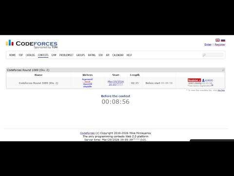 Codeforces Round 1089 (Div. 2) || #codeforces #live