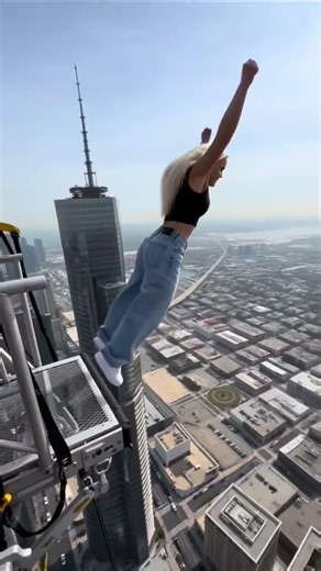 100m Building Jump & Rebound Stunt — Full Raw Footage