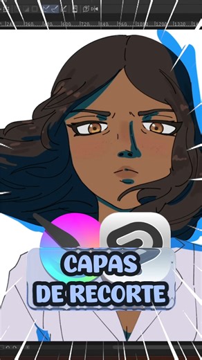 Capas de recorte #tutorial #dibujos #arte #krita #clipstudiopaint