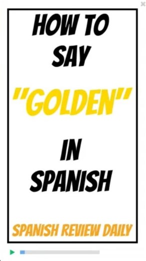 Say Dorado perfectly with this phonetic guide #learnspanish #spanishlessons #shorts