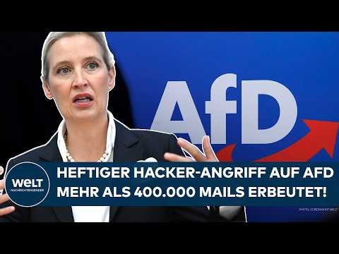 AFD-HACKERANGRIFF: Internet Infos und über 400.000 Mails erbeutet! Partei bestätigt Attacke!