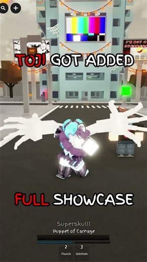 TOJI FULL BASE MOVESET #jjs #jujutsushenanigans #jjk #jujutsukaisen #roblox #jjkgame #toji