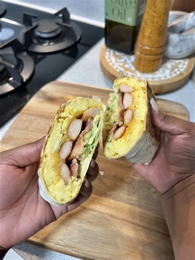 Easy Breakfast Burrito/Wrap Recipe | Perfect for Lunchboxes!
