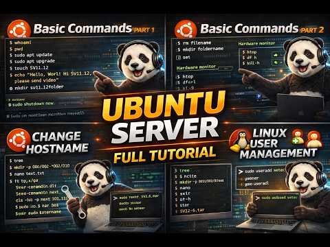 Ubuntu Server Full Tutorial (Beginner to Intermediate)
