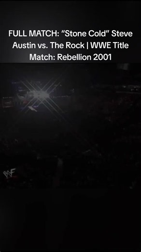 Stone Cold vs The Rock: Full WWE Title Match | Rebellion 2001