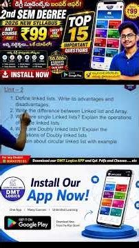 Don't Enter the Exam Hall Without Reviewing These 15 Questions 😱 | Data Structure Using C 2nd Sem...