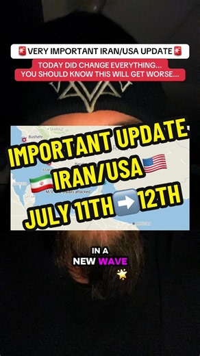 URGENT IRAN AND USA UPDATE🚨 JULY 11TH➡️12TH🚨 Breaking news updates on the iran war, the united states of america, iran supreme leader, the strait of hormuz, president donald trump, israel, military operations and more geopolitics. #iran #america #war #ww3 #usa