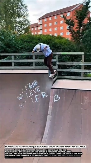 Skateboard Ramp Technique Explained.