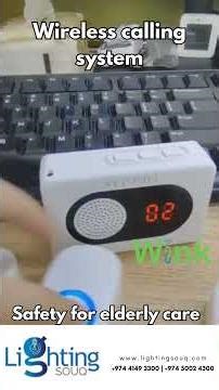 Wireless Calling System | Multi-Mode Pager with Call Button | Care & Service Solution