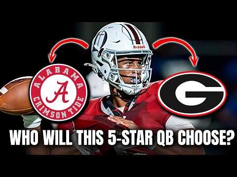 5-Star QB Now Down to Alabama & Georgia + More Recruiting Updates