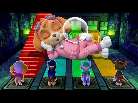 Mario Party 10 Minigames Battle - Skye Vs Chase Vs Team Everest Vs Tracker (Paw Patrol)
