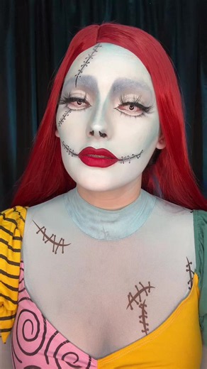Sally Nightmare Before Christmas Makeup Tutorial