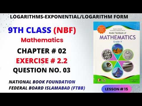 Class 9th Math Exercise 2.2 Q No.03 - national book foundation-federal board Maths-FBISE Math #NBF