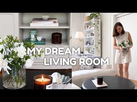 Decorating My Living Room ✨ Organizing, Styling & Home Decor Shopping